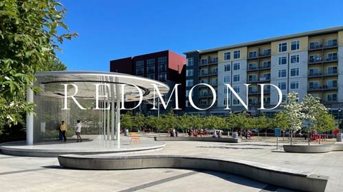 Downtown Redmond WA park