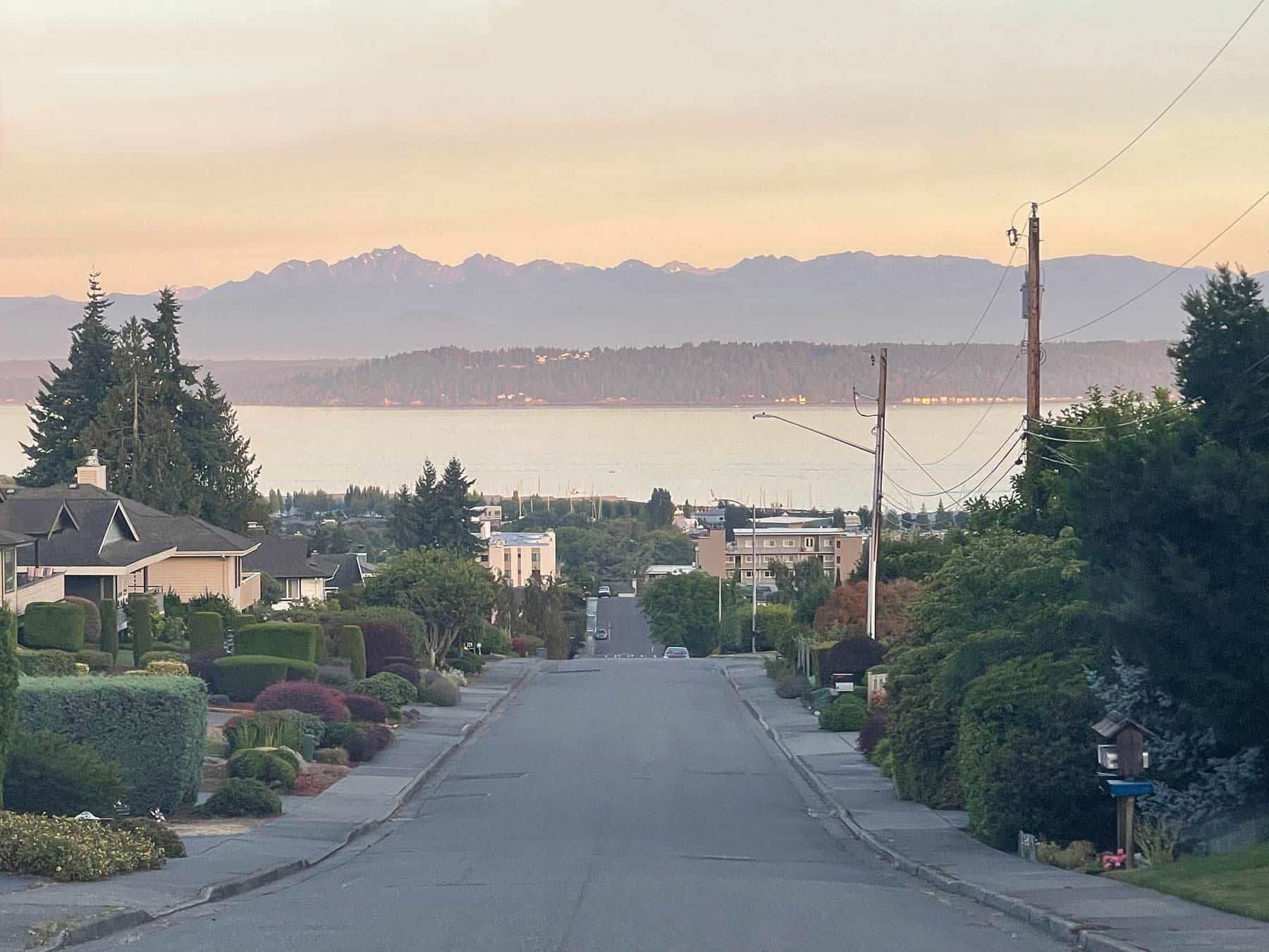 Living in Edmonds, WA - Your 2026 Neighborhood & Real Estate Guide 1 Edmonds bowl view of the puget sound from residential street
