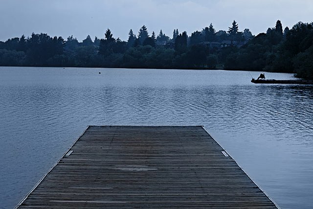 Green Lake WA dock on the lake
