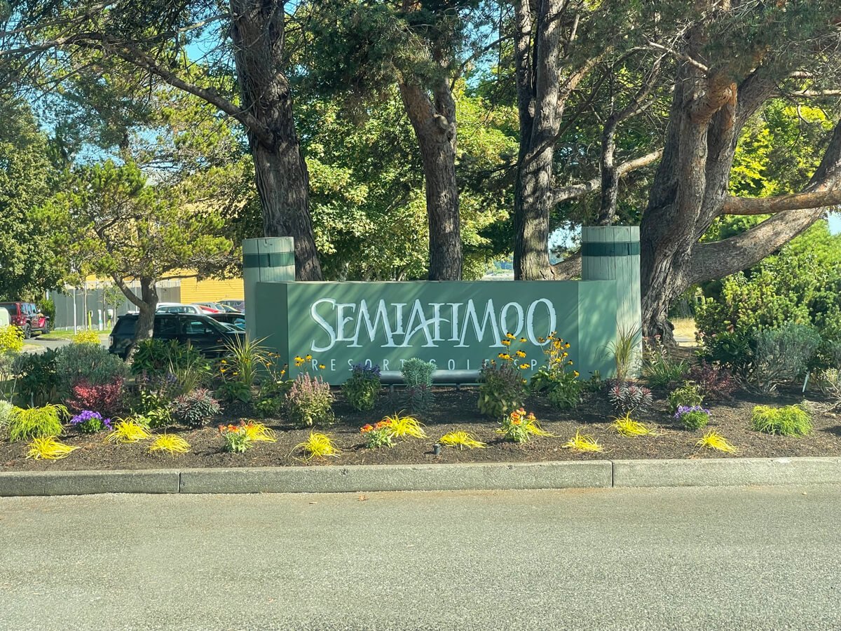 Semiahmoo resort sign