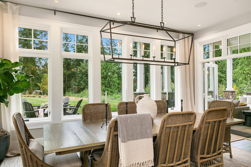 Hollywood Hill Estate dining room.